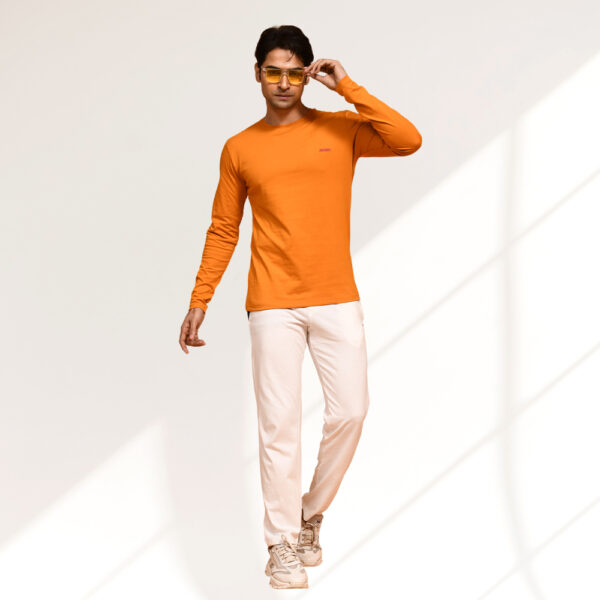 ADONiS Men’s Cotton Regular Fit Round Neck T-Shirt | Full Sleeve | Breathable Soft Fabric | Everyday Comfort Wear